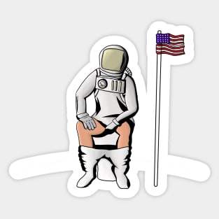 Meditation on the Moon Sticker